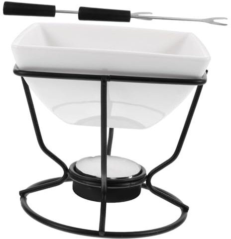 1 Set Melting Furnace Chocolate Fondue Fountain raclette Pottery Chocolate Fondue Butter Melt Pot Fondue Cheese Cup Warmer mini Candy Kitchen Baking Tool Ceramics bakeware hot Pot