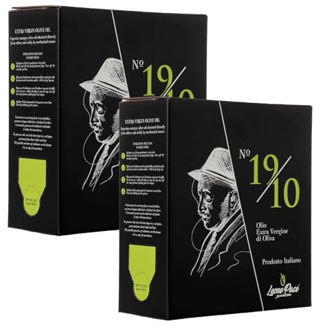 Leone Pace olio dal 1910 - Frantoio Patrimonio di Puglia - Olio extravergine di oliva da tradizione secolare, esperienza di gusto dolce e delicato dall'aroma fruttato e aromatico-2 X 5lt