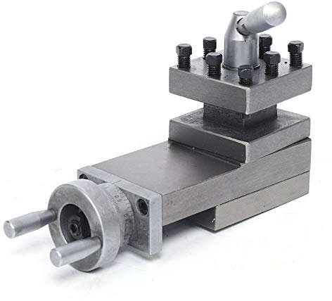 Lathe Tool Holder, WM180V Stroke 90MM Cast Iron Swing Lathe Tool Center Height 47MM Groove Height 16MM Slide Compound Lathe Parts Swing Bench Lathe Part