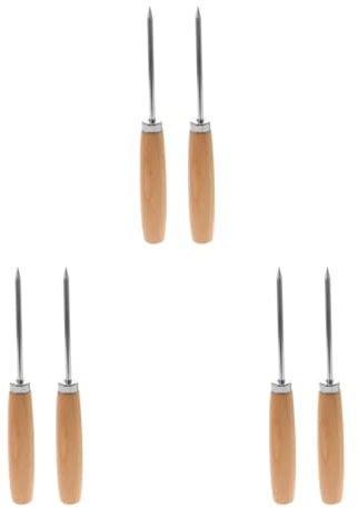 ABOOFAN 3 Ensembles Coupe-glace Bac À Glace Pilée Marteau À Glace Maillet À Glace Machine À Glace Pilée Glaçon Bacs À Glace Pour Congélateur Brise-glace Broyeur À Glace Bois 2 Pièces * 3