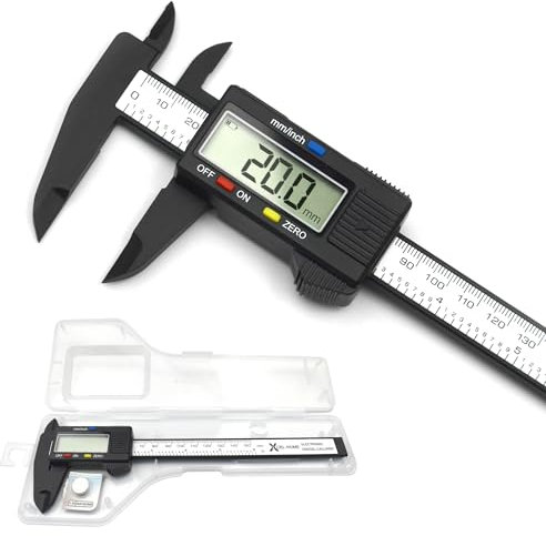 Xcel Home Digital Vernier Caliper 150mm, LCD Display Electronic Gauge