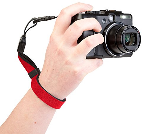 OP/TECH 1802021 Cam Strap QD for Compact Cameras and Binoculars - Red