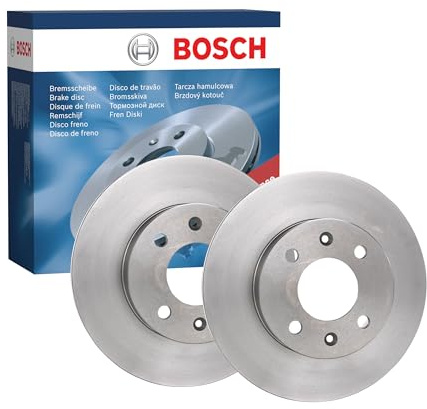 Bosch BD1149 Discos de Freno Delanteros - 241 mm - 1 Juego de 2 Discos | Discos Ventilados - Certificación ECE-R90 - Buena refrigeración, frenado fiable, protección anticorrosión
