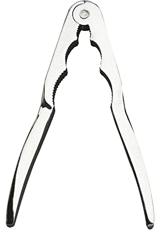 Amig - Cascanueces Marisquero de Palanca - Mod.3 - Perfecto para Abrir Frutos Secos, Patas, Conchas o Pinzas de Marisco - Abridor de Zamak con 2 Huecos Dentados - Agarre Seguro