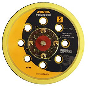 Mirka 1975548 8292502031 - Plato de apoyo (125 mm, cierre de velcro, 28 g)
