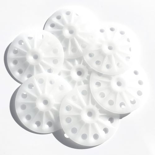 PP Unterlegscheiben zur Fixierung und Unterstützung aller Arten von weichen bis mittleren Dämmplatten und Platten, Lastverteilung, 60mm - 100 Stück