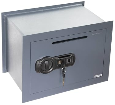Genie Hand – Fingerprint Electronic Depository Safe – B-Class Lock – Anti Bounce Technology (Wall Version)