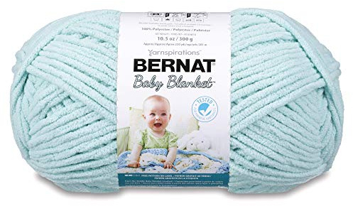 Bernat Babydecke BB Seafoam Garn – 1 Packung mit 300 g – Polyester – #6 Super Bulky – 220 Meter – Stricken/Häkeln