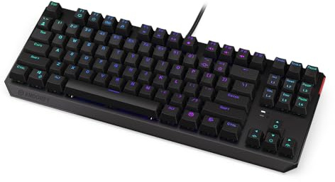 ENDORFY Thock TKL Kailh Blue, tastiera meccanica TKL, switch Kailh Blue, retroilluminazione RGB| EY5A001