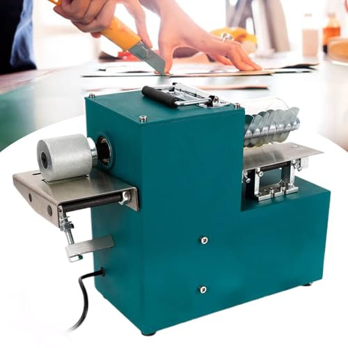 Máquina cortadora cuero eléctrica para tiras cuero,con junta 1/2/5/10mm,ancho corte ajustable 2 a 86mm,corte por lotes,máquina cortadora cuero velocidad ajustable con función plegado bordes
