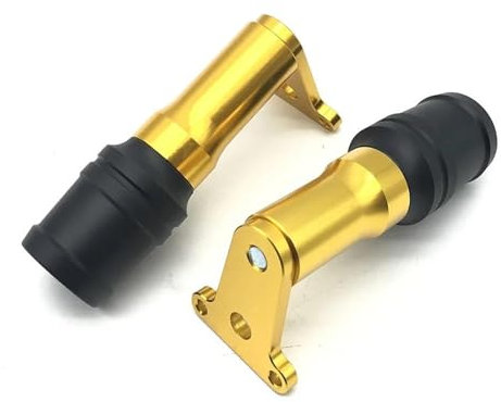 VQLDPX Sturzbügel Motorrad-Rahmengleiter-Sturzpad Für Kawasaki Für Ninja 400 Für Ninja400 Z400 2018-2023 Absturzschutz-Motorschutz CNC(Gold)