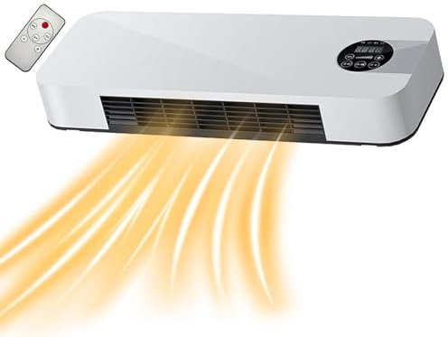 Chauffage mural électrique, chauffage pour climatiseur mural,Climatiseur électrique de chauffage et de refroidissement mural - Climatiseur mobile d'intérieur, ventilateur de chauffage facile à install