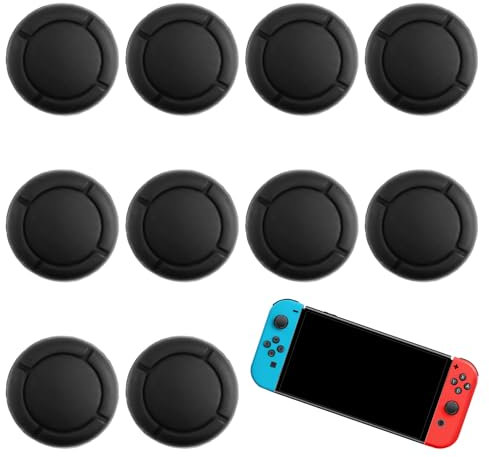 10 unidades de mandos para Nintendo Switch Joystick Tap,Nintendo Piezas de repuesto para Switch Joy Con Gorras Nintendo Switch, accesorios controladores, experiencia de juego mejorada