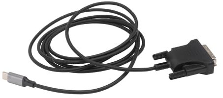 Angoily Cable Adaptador Tipo C Dvi Adaptador Usb-c de Alta Velocidad para Computadora Cable de Datos Función de Salida para Uso Oficina o Hogar