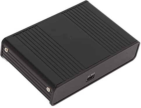 Lazmin112 USB Sound Card, SCMS Supported 5.1 Sound Card Multiport Aluminum Alloy for Computer (Black)
