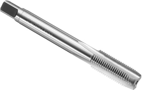 QUARKZMAN Hand Gewindebohrer, M10x1 Metrisch Gewindeschneider, Rechtshänder Legierter Werkzeugstahl, Geradnut-Mittelschneider (MB)