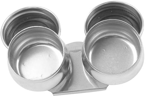 Gatuida Tazza per Tavolozza Olio in Acciaio Inossidabile con Bocca Larga e Coperchio Contenitore Portatile per Pulizia dei Pennelli Miscelazione dei Colori