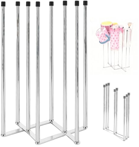 Flaschen Trockengestell | Trockenständer für Babyflaschen | Tassen Trockengestell | Klapptrocknungsgestell für Flaschen & Becher für Glastassen Weinkaraffe Küchenutensilien platzsparend & ausziehbar