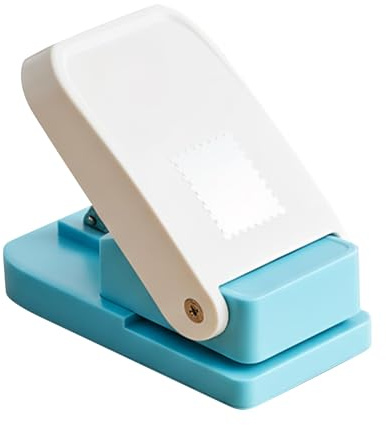 Motivstanzer Quadrat | Manueller Ergonomischer Papierstanzer - Stanzgerät Für Das Erstellen Von Briefmarkenlöchern - Für Papierdekoration Und Scrapbooking