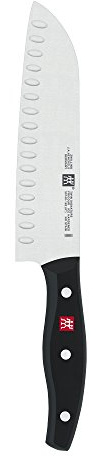 ZWILLING TWIN Signature 7-inch Hollow Edge Santoku Knife