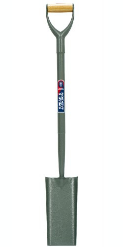Spear & Jackson 2007AP Tubular Steel Cable Laying Shovel, Blue