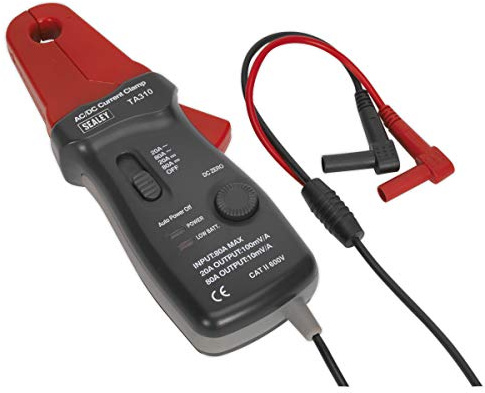 Sealey TA310 AC/DC Current Clamp, Multicoloured
