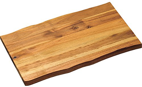 KESPER | Schneid- und Servierbrett, Material: Akazienholz, Maße: 45 x 27 x 2 cm, Farbe: Braun, Natur | 28502