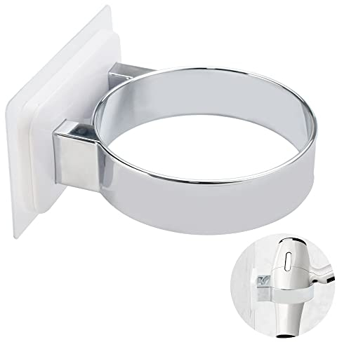 SPEACOUR Soporte para Secador de Pelo Soporte Secador Pelo Pared Dormitorios Aseos Soporte Secador Pelo Suministros Soporte Secador Pelo Adhesivo para Cocina, Baño, Peluquería