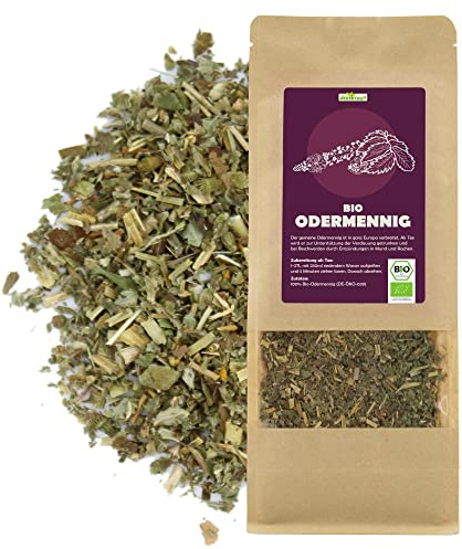 Bio Odermennigkraut geschnitten - 200g, Odermennig-Tee, 100% Wildsammlung aus Europa