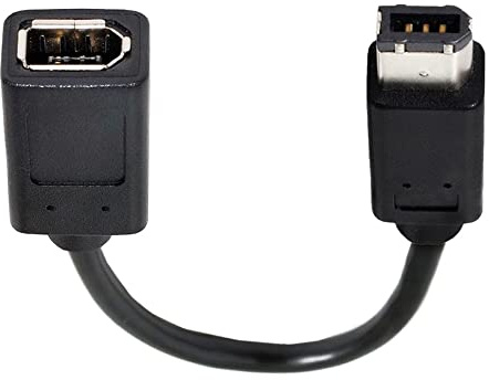 NFHK IEEE 1394 6-polige Buchse auf 1394a 6-poliger Stecker-Verlängerungskabel, Daten- und Videoaufnahmekarte, Firewire 400 bis 400 Kabel, 20 cm