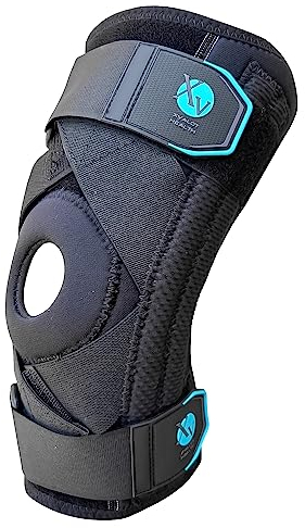 Xvalot Health -Kniebandage-Kniestütze für Meniskus und Bändern - Orthopädisch - Verstellbare Knieschoner aus Neopren, Unterstützung und Kompression, ideal für die Genesung von Verletzungen. (XL)