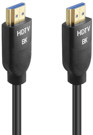 cxxtkcxxlc Cavo HDMI 2.1 8K 1M, 2.1 48Gbps ad alta velocità HDMI 8K@60Hz 4K@120Hz, compatibile con PS5/4/3 X-BOX HDTV, DTS: X, HDCP 2.2&2.3, HDR 10