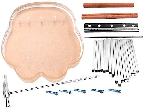 DRESSOOS Kalimba Tasten Diy Kit Fingerklavier Metalltasten Musikinstrumente Zum Selberbauen Für Anfänger Und Junge Mädchen
