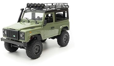 RMT MODELS RC Auto Land Rover Trail V2 1/12 RTR 4WD | Offroad RC Fahrzeug | Steuerung 2,4 GHz | LED Beleuchtung | Laufzeit ca. 60 Min | Aluminium Chassis | Geschwindigkeit 6 km/h (Grün)