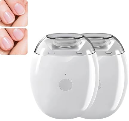 Lime à ongles automatique universelle, coupe-ongles électrique avec lumière LED et 3 vitesses, coupe-ongles automatique rechargeable, pour bébés, enfants, adultes et personnes âgées (2pcs)