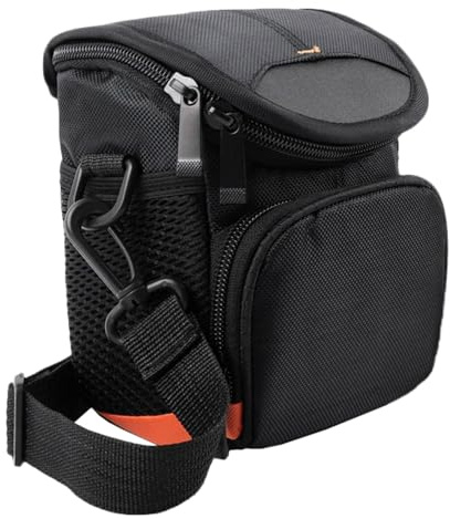 TOMETURE Borsa a Tracolla per Fotocamera Compatta Imbottita e Resistente Tracolla Regolabile per Escursioni e Trasporto Urbano