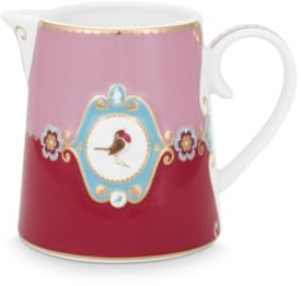 Pip Studio Love Birds Medallion Krug rot/pink 270ml