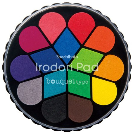 Shiyachihata HPR-15BA Ilrodori Pad Bouquet Type Stamp Stand