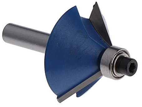 B Blesiya Mèche Routeur Coupeur défonceuses Outils Chanfrein Fraise à bois - 45 degrés