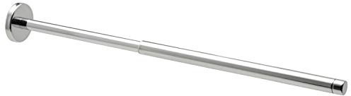 bremermann Bad-Serie Lucente - Teleskop-Handtuchstange zum Kleben oder Bohren, Handtuchhalter mit Teleskop-Funktion aus Edelstahl verchromt