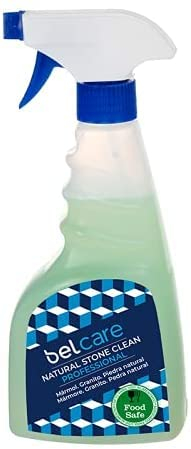 BELCARE - Detergente per piani di lavoro in granito, marmo e pietra naturale, spray, cucina o bagno, neutro, 500 ml