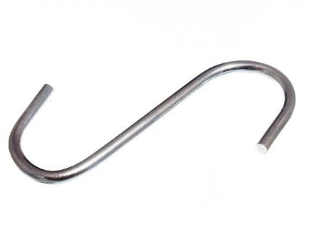 One Stop DIY S-Haken, Stahl, verzinkt, 100 Stück, 100 mm