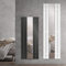 ML-Design Badheizkörper Mirror Flach 1600x450 mm Anthrazit mit Spiegel, Design Paneelheizkörper Mittelanschluss Heizung, Flachheizkörper Vertikal Einlagig, Bad & Wohnraum-Heizkörper, inkl. Montage-Set