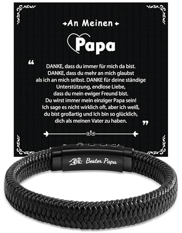 CheersLife Ich Liebe Dich Geschenke für Männer An Meinen Sohn Bruder Mann | Armband Geburtstag Valentinstag Jahrestag Abschluss Vatertags Geschenk für Freund Ehemann Sohn Bruder Enkel Neffe Papa Opa