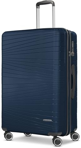 Franky Dallas 3.0 Hartschalen-Trolley mit 4 Rollen 75cm | Ausgestattet mit TSA-Schloss, Leicht | Carry on Luggage für Männer-Frauen - Ideal für Flug-Geschäftsreisen