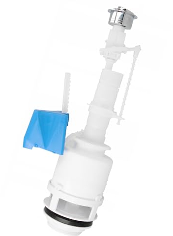 WC Spülventil Ablaufventil Spülgarnitur Heberglocke für Keramik Spülkasten Wassertank 3/6 L START/STOP