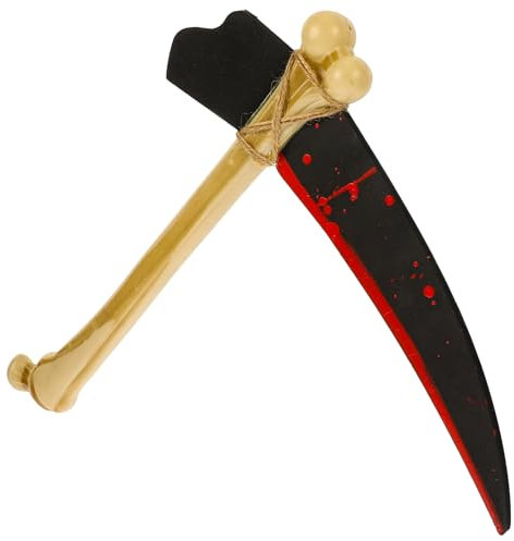 Kichvoe Accessoire De Costume Halloween Faux Sickle pour Cosplay Et Décoration De Fête