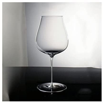 CHFYIJYHM Glass Wine Glass 2/1 Uds 940/710ml Copa de Vino Tinto cristalina Copa de Cristal Borgoña Burdeos Copas de Vino Copa de degustación de Tallo Largo artículos for Beber de Boda(940ml,One Size)