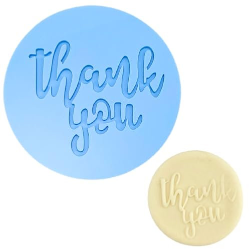 Teachers' Day Fondant Embosser Thank you 3D Shape for Decorating Cupcake