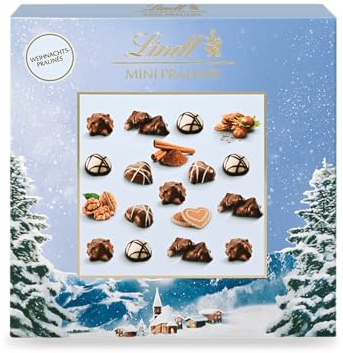 Lindt Schokolade zu Weihnachten | 90g | Winter-Zauber Mini-Pralinés | Winterlich leckere Mini-Pralinen | Schokoladengeschenk